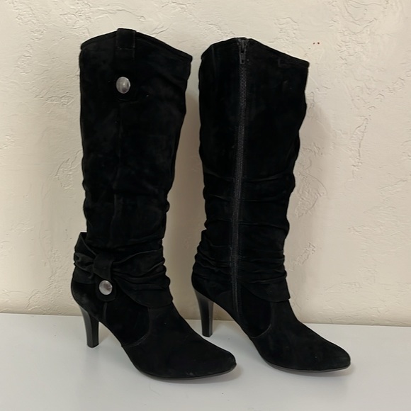 Blake Scott  Logan Suede Boots In Black. Size 8.5 - Picture 12 of 14